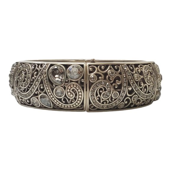 BRIGHTON Hinged Bangle with Crystals